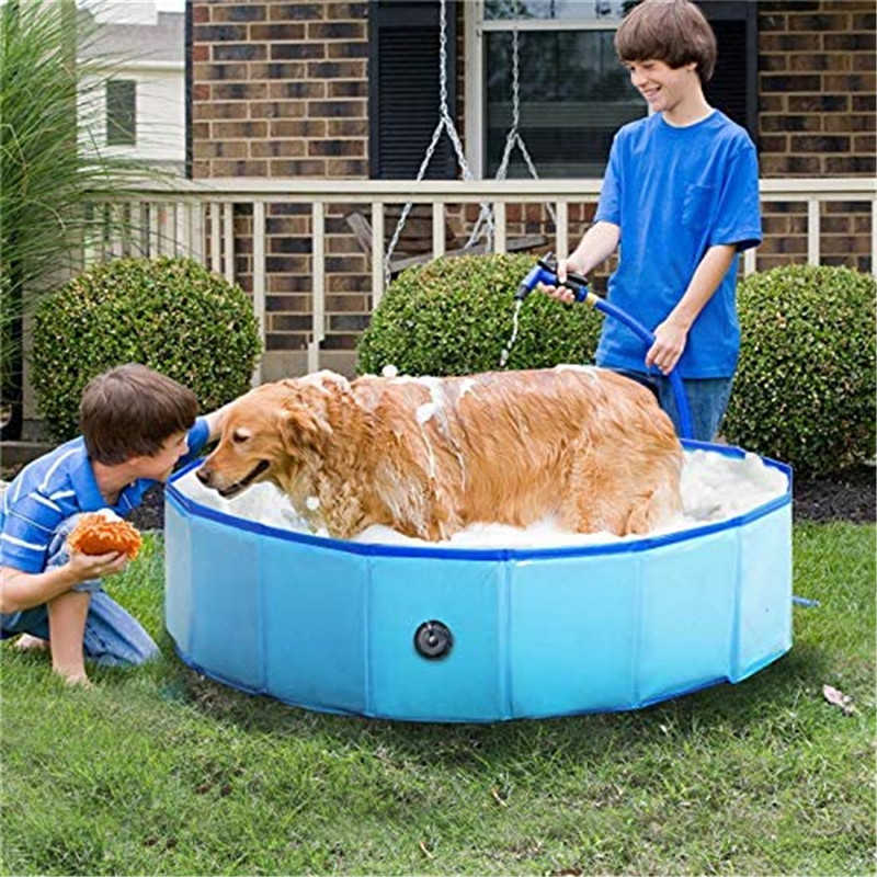 Trwałe przenośna wanna z zwierzakiem, składany składany basen kąpielowy psów