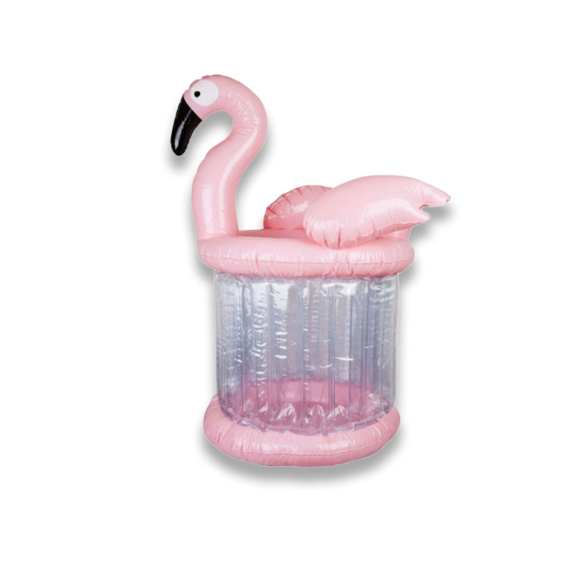 Giant Pink Flamingonadmuchiwane lodowe chłodnica, letnie zabawkina imprezie basenowe akcesoria plażowe, piwne kubek barowy